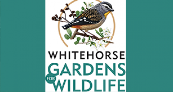 Graphic of Gardens for Wildlife with bird
