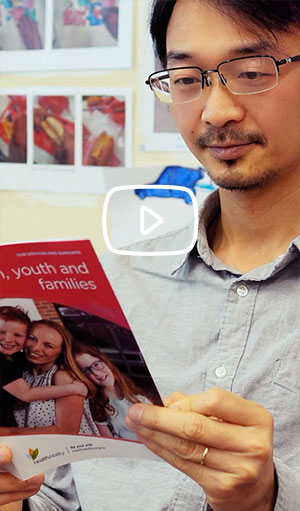 Sebastian, a local dad, talks about sharing responsibilities at home and being a positive role model for his children.