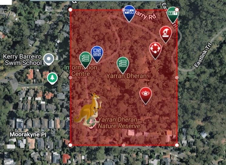 Map of Agents of Discovery Challenge Locations