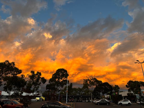 Sunset view taken from Brentford Square