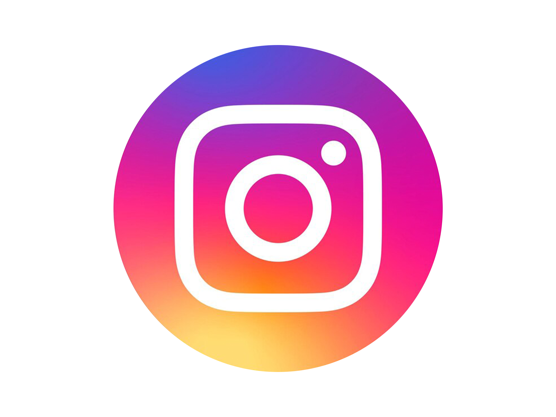 Circular Instagram logo