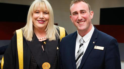 Cr Simpson and Cr Langford 