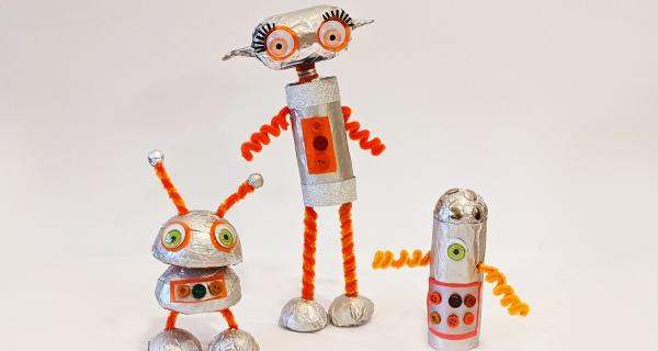 Art Day Trinket the robot 
