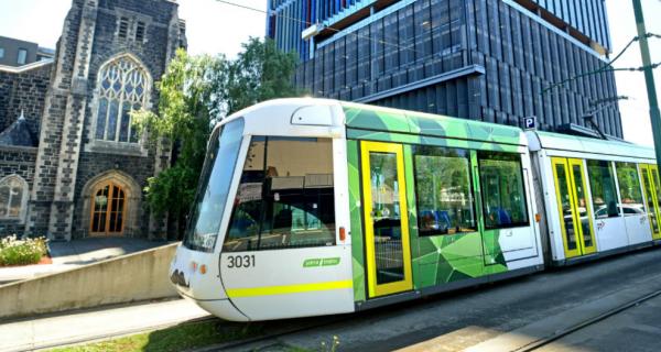 Tram in Box Hill