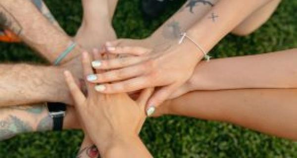 Carer Information Hub - Joint hands together 
