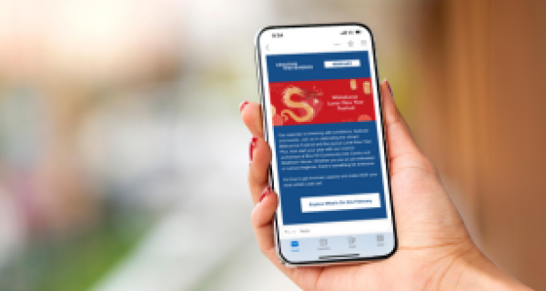 Festivals - Subscribe - CTA.png hand holding a mobile phone with a promotional email on the screen