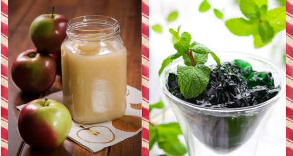 jars of sauce and jelly