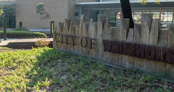 Civic Centre front sign