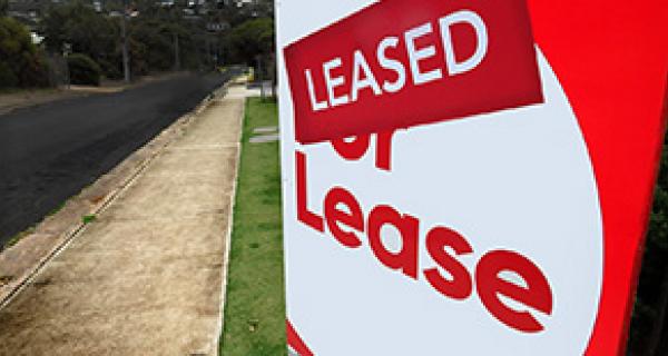 For Lease / Leased real estate sign