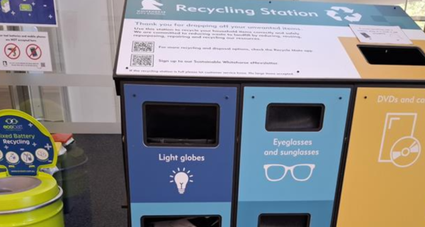 Recycling hub
