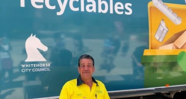 Whitehorse recycling truck