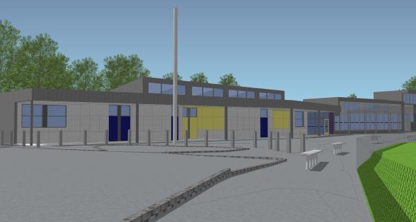 Architect render of redeveloped Vermont Pavilion