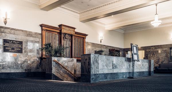 Town Hall foyer