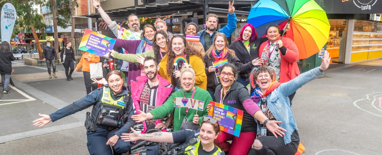 Local Whitehorse service providers celebrating IDAHOBIT Day