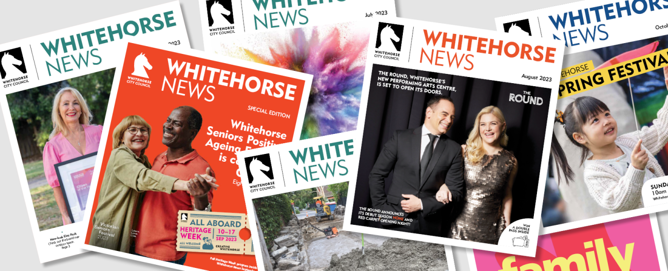 copies of different Whitehorse News editions