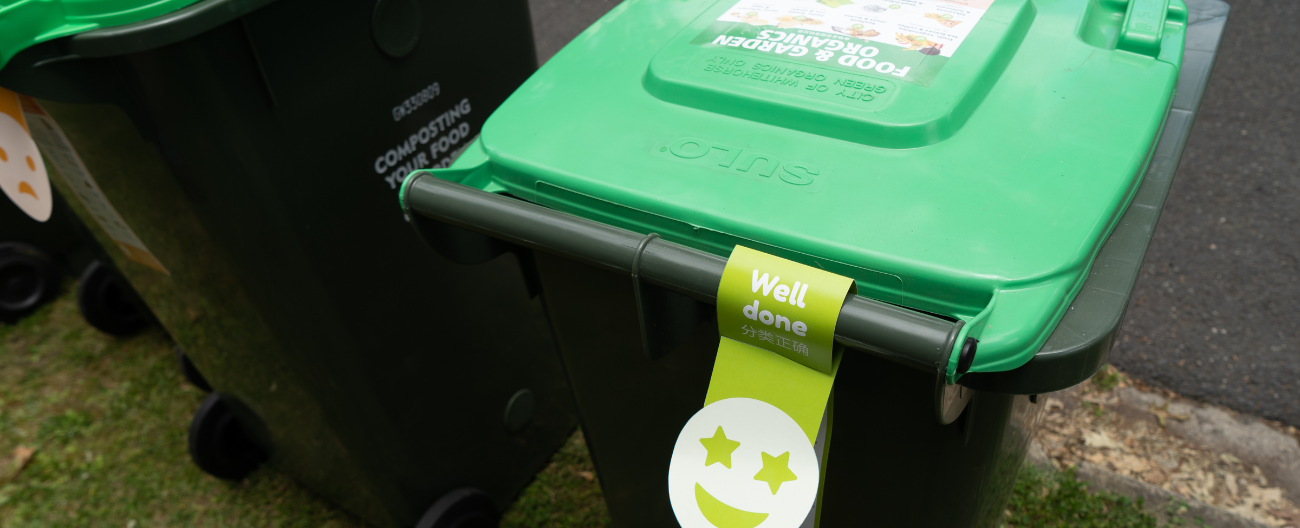 Bin with feedback tag