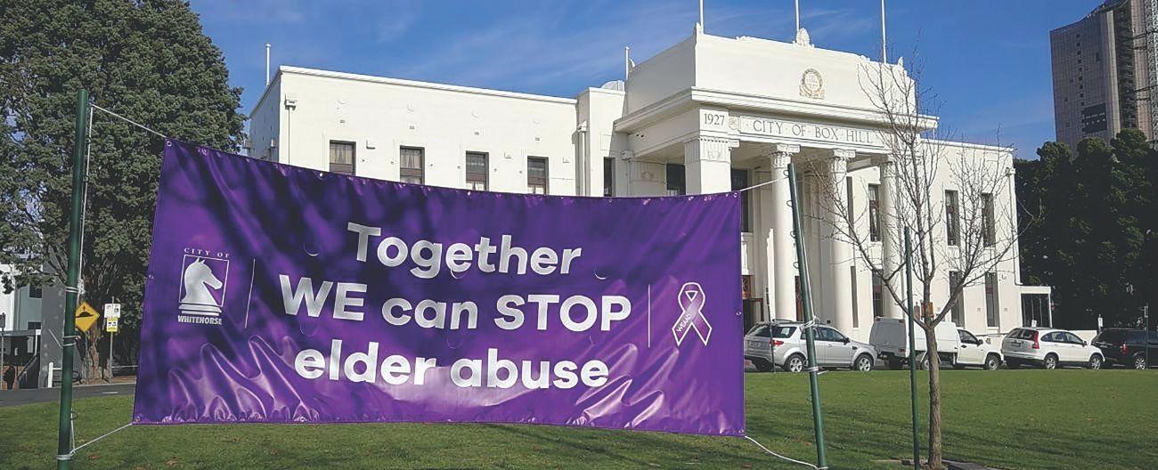 World Elder Abuse Awareness Day banner