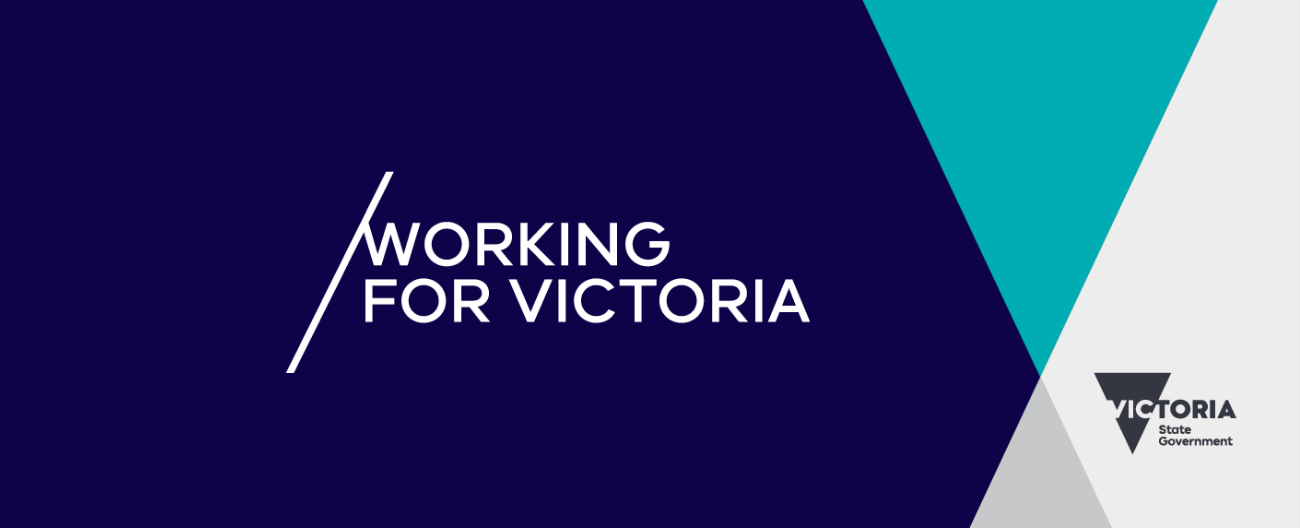 Working for Victoria banner