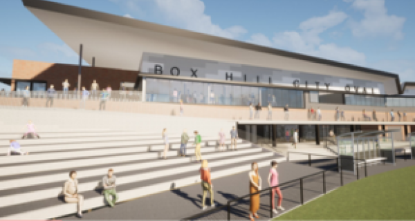 Box Hill City Oval render